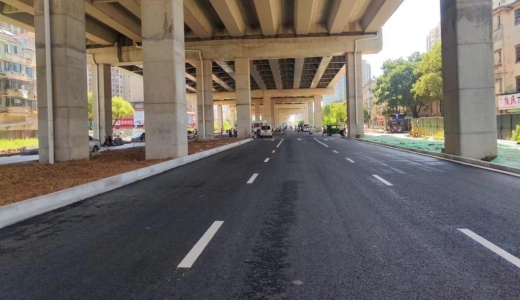 洪腾高架路（洪都大道-上海路）地面道路顺利通车